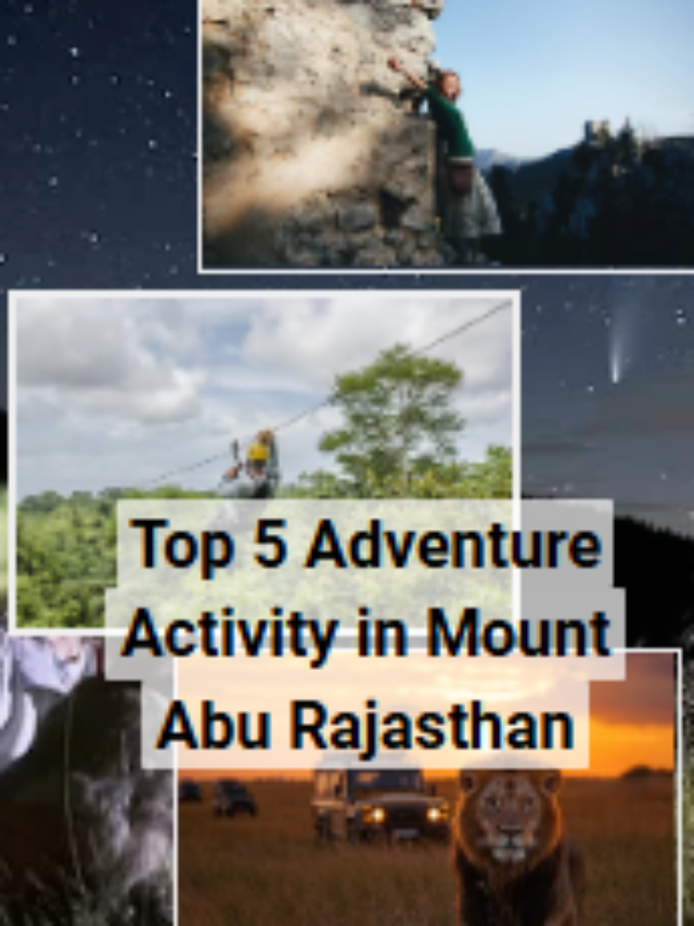 Top Adventure Activity in Mount abu